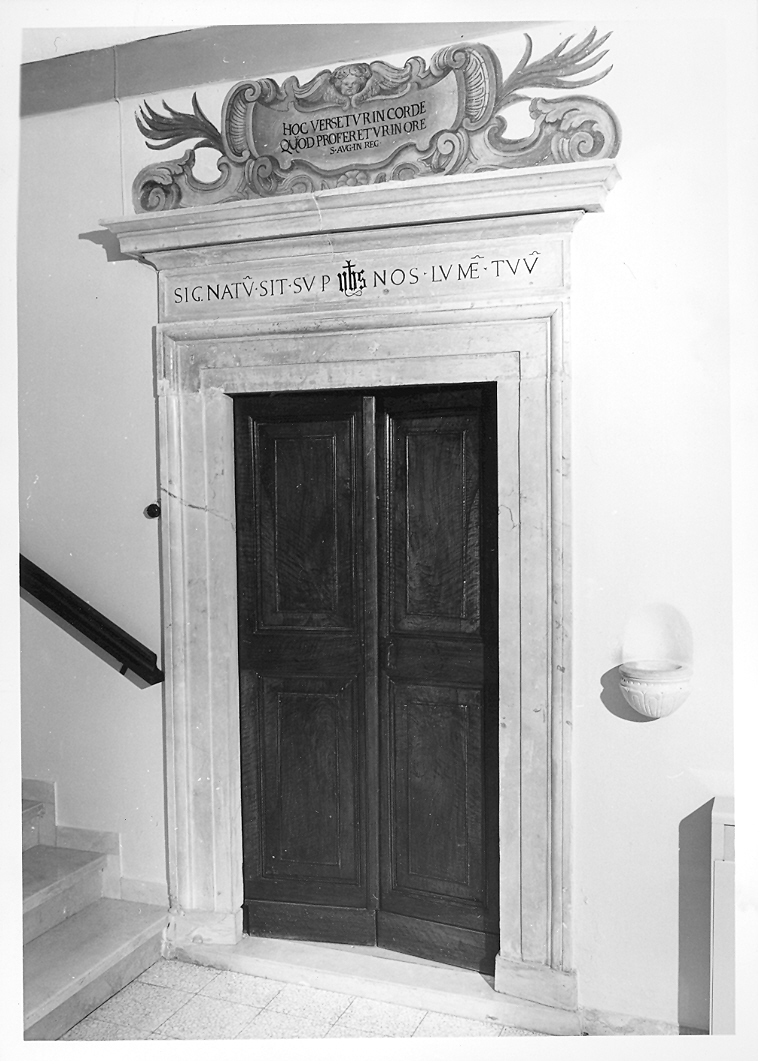 mostra di portale - bottega marchigiana (sec. XV)