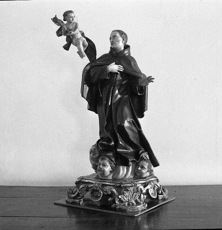 San Pasquale Baylon (statuetta) - ambito marchigiano (prima metà sec. XIX)