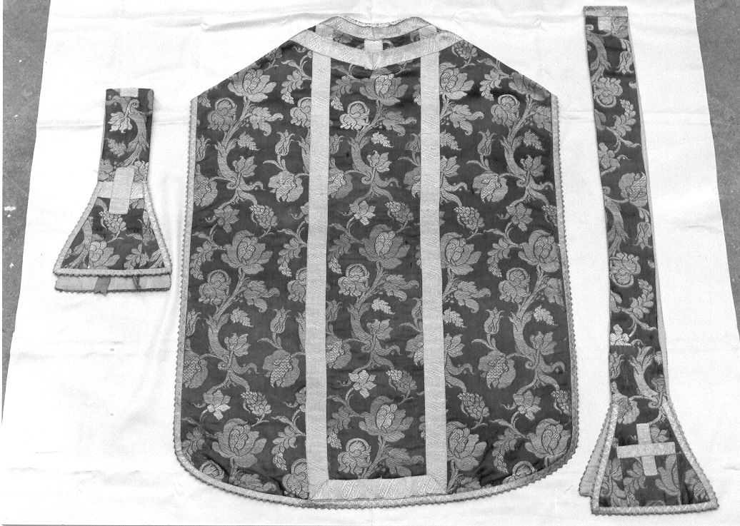 paramento liturgico, insieme - manifattura italiana (sec. XIX)