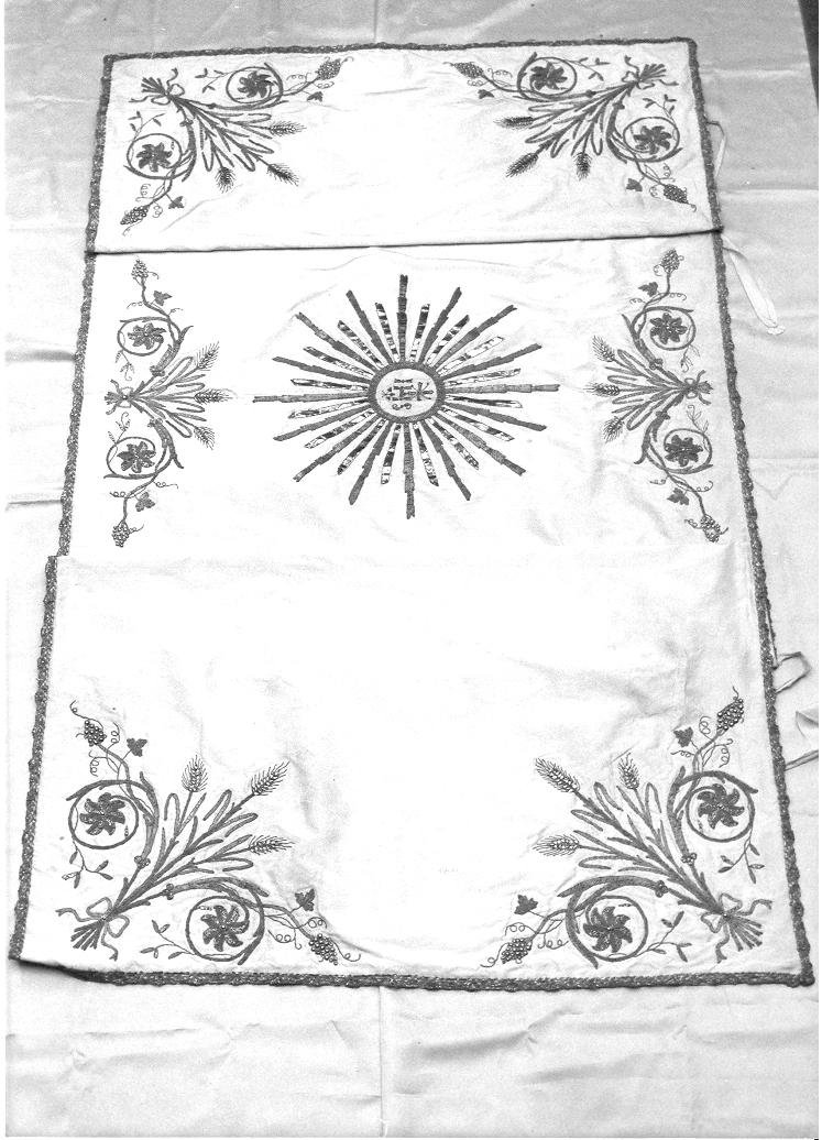 velo omerale - manifattura italiana (sec. XIX)