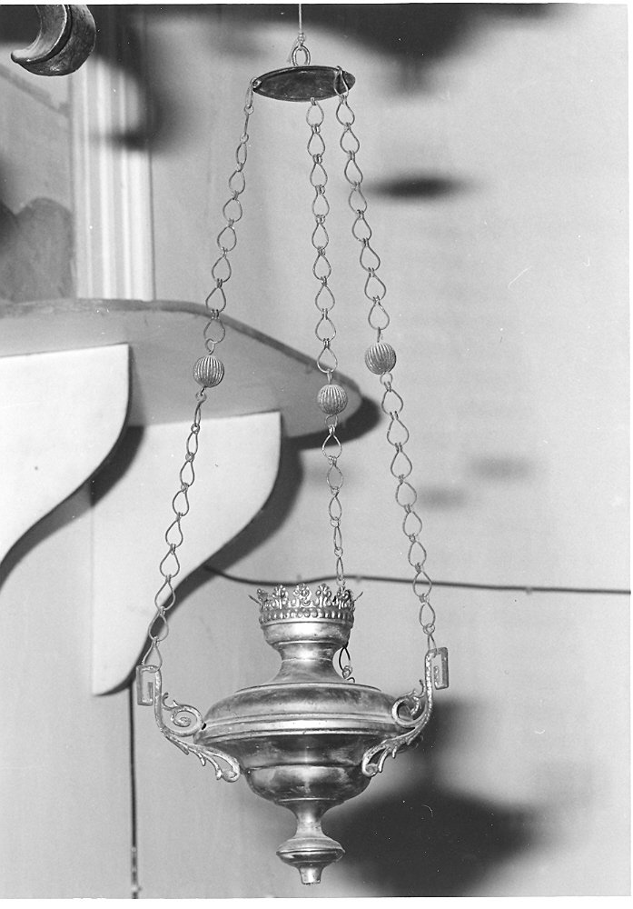 lampada, coppia - produzione marchigiana (prima metà sec. XX)