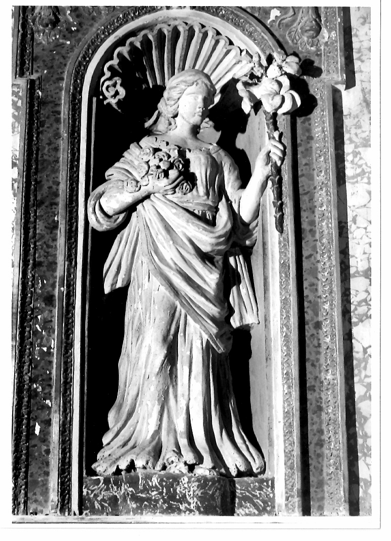 Santa (statua) - bottega marchigiana (prima metà sec. XIX)
