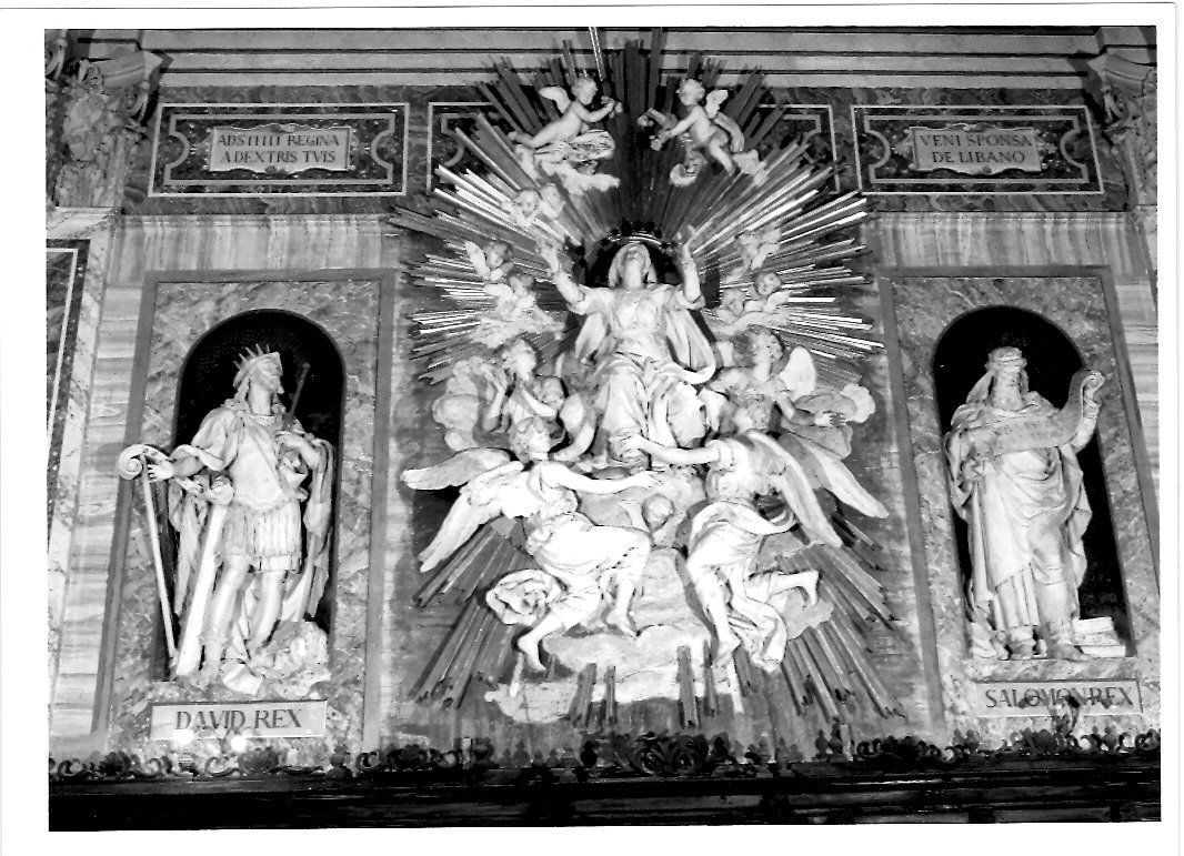 Madonna Assunta con angeli (scultura) - bottega marchigiana (prima metà sec. XIX)
