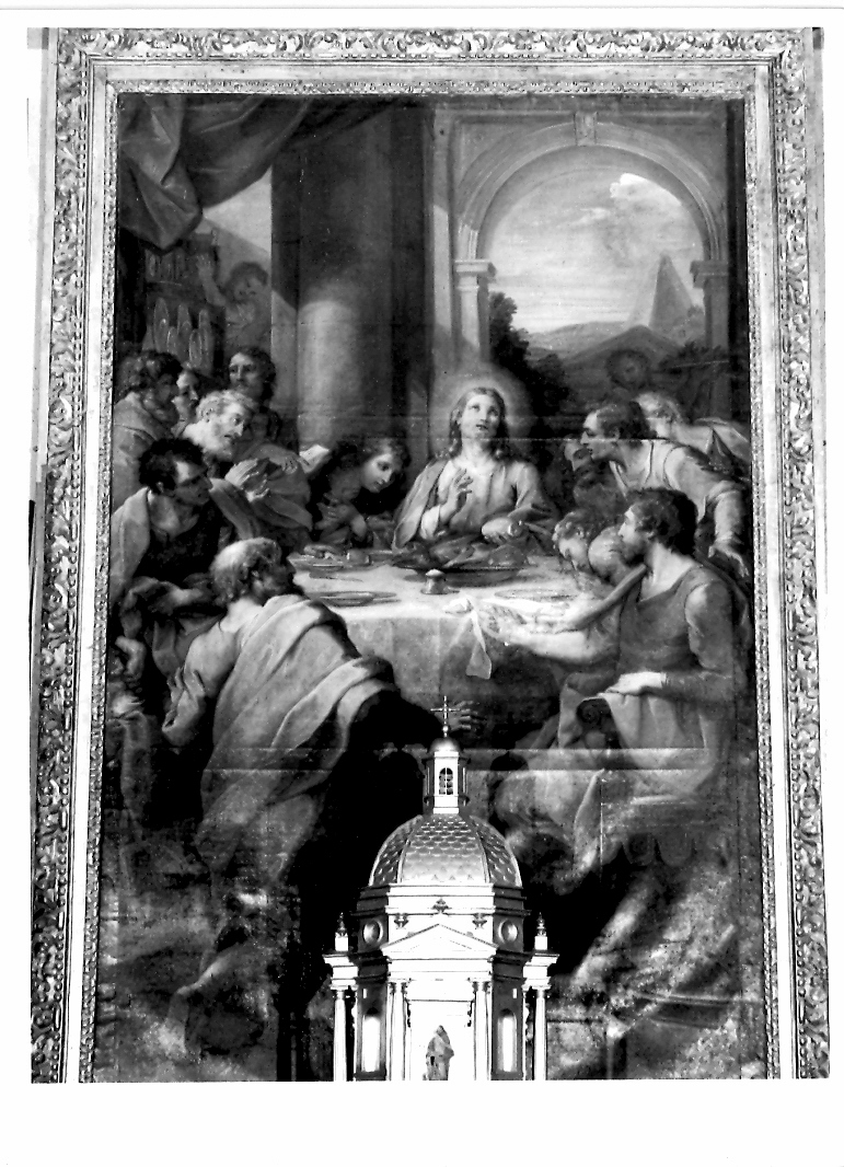 ultima cena (dipinto) - ambito marchigiano (prima metà sec. XVII)
