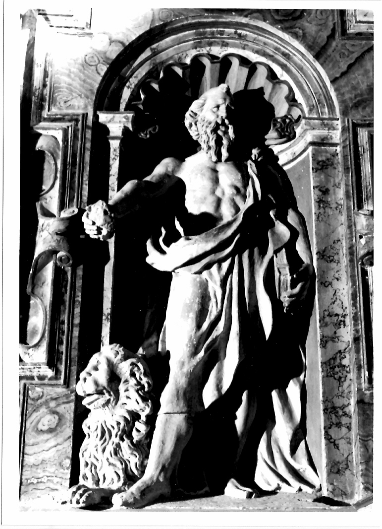 Santo (scultura) - bottega marchigiana (seconda metà sec. XVIII)