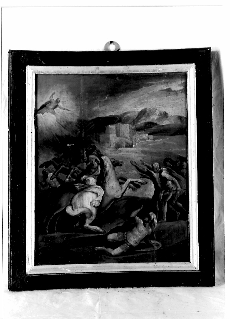conversione di San Paolo (dipinto, elemento d'insieme) di Franco Giovanni Battista detto Semolei (sec. XVI)