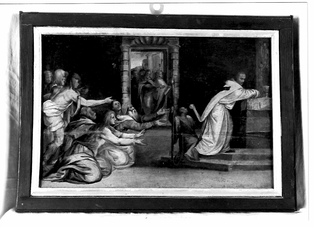 messa di Bolsena (dipinto, elemento d'insieme) di Franco Giovanni Battista detto Semolei (sec. XVI)