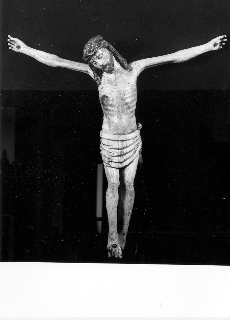 Cristo crocifisso (scultura) - bottega marchigiana (sec. XV)