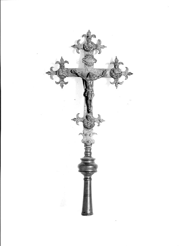 croce processionale - manifattura toscana (seconda metà sec. XVII)