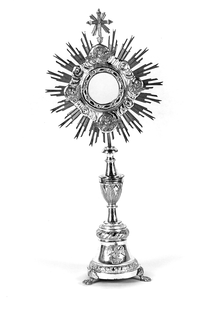 ostensorio - manifattura italiana (sec. XX)