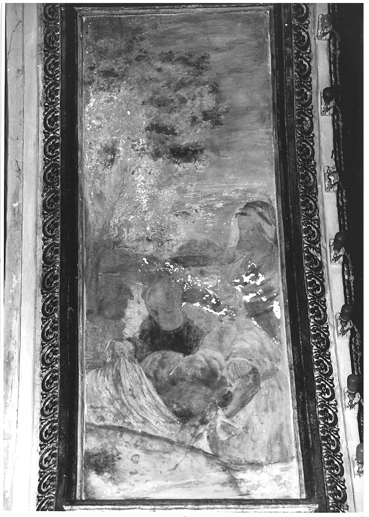 Santa Maria Maddalena; Annunciazione; riposo dalla fuga in Egitto; bagno (dipinto, ciclo) - bottega marchigiana, ambito marchigiano (seconda metà sec. XVIII)