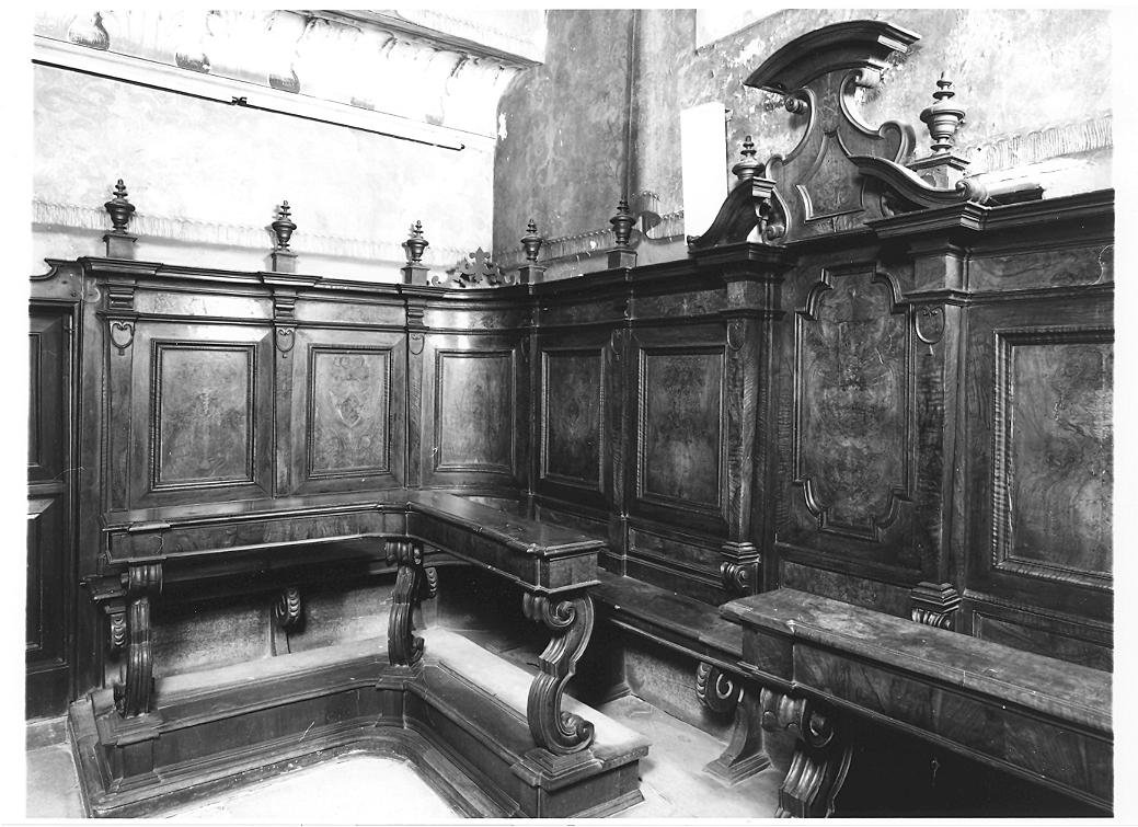 stalli del coro - bottega marchigiana (prima metà sec. XVIII)