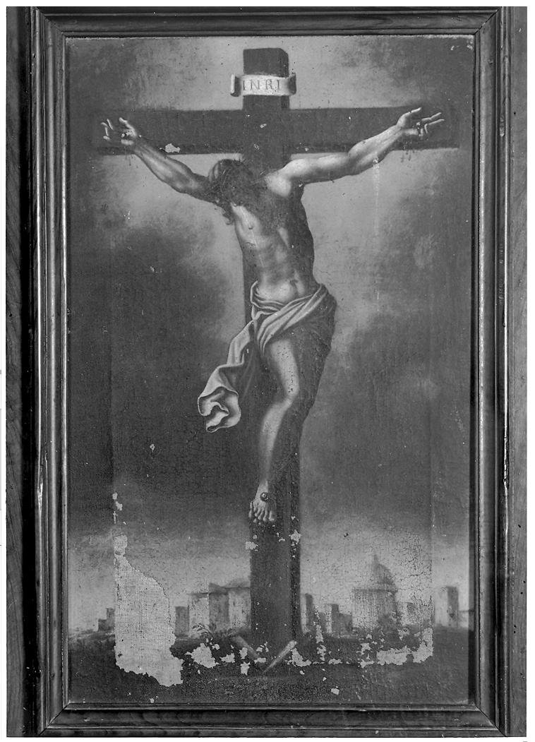 crocifissione (dipinto) - ambito marchigiano (metà sec. XVIII)