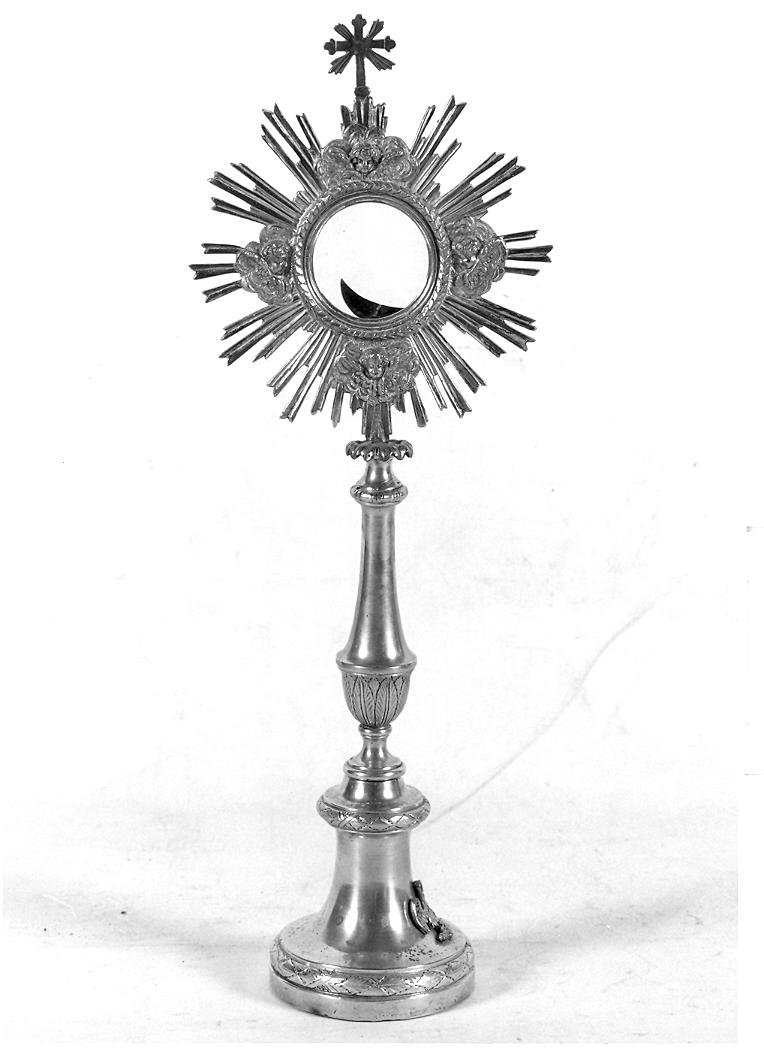 ostensorio - bottega marchigiana (seconda metà sec. XVIII)