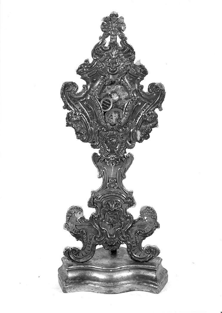 reliquiario - a ostensorio - bottega marchigiana (seconda metà sec. XIX)