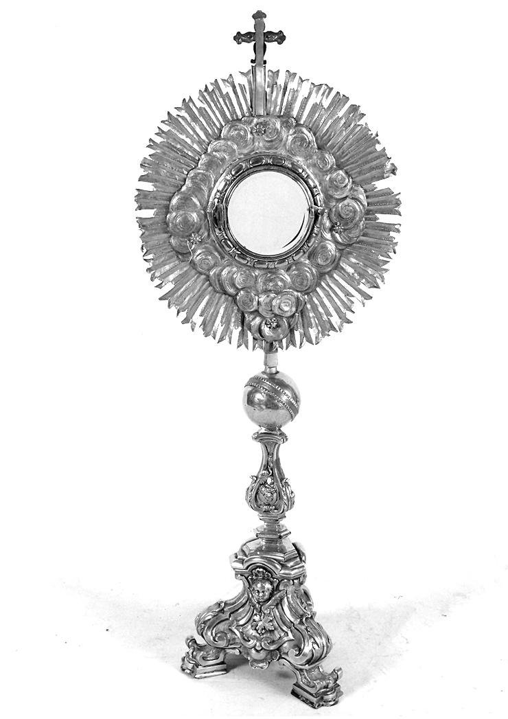 ostensorio - bottega marchigiana (seconda metà sec. XVIII)