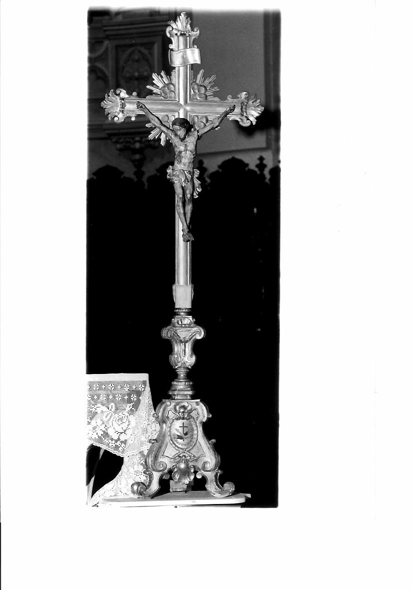 croce d'altare - bottega marchigiana (fine/inizio secc. XVIII/ XIX)