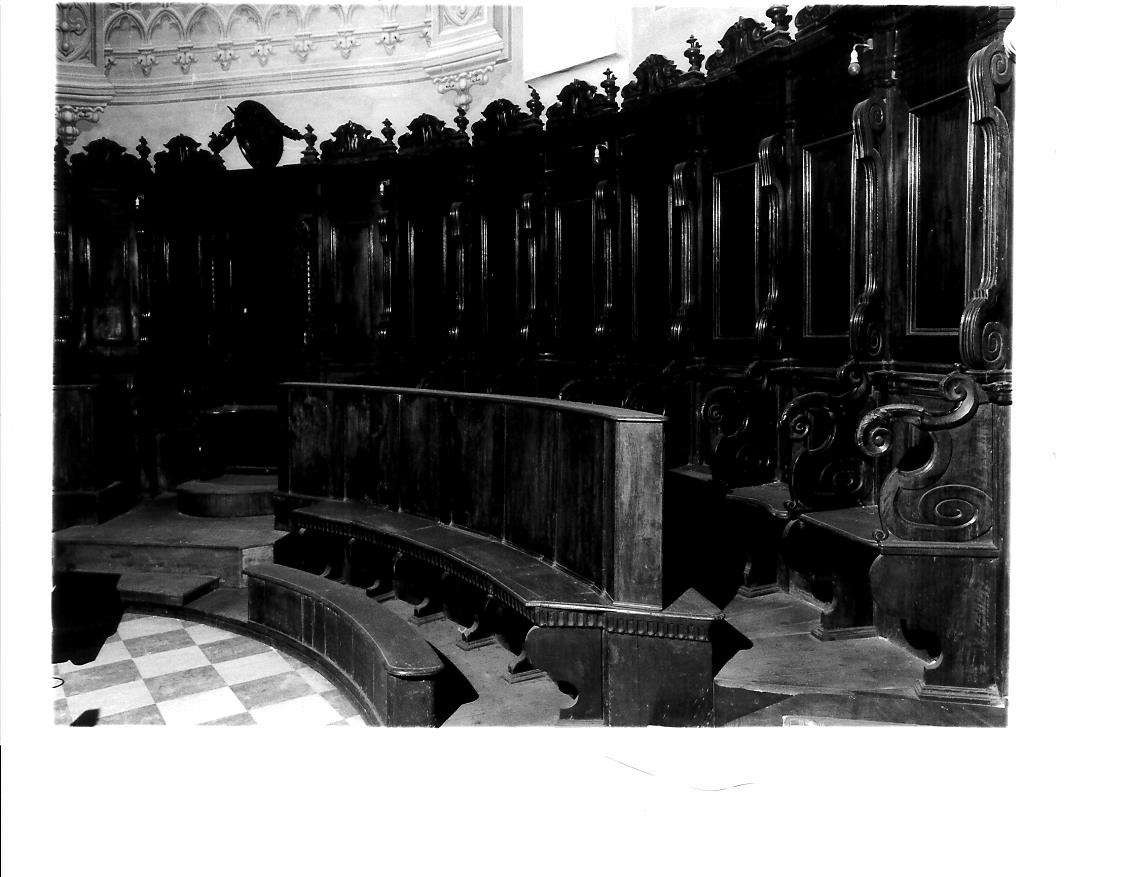 stalli del coro - bottega marchigiana (seconda metà sec. XVIII)