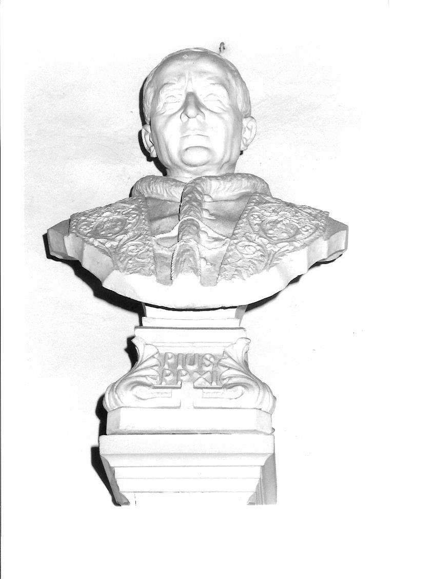 Papa Pio IX (busto) - ambito romano (primo quarto sec. XX)