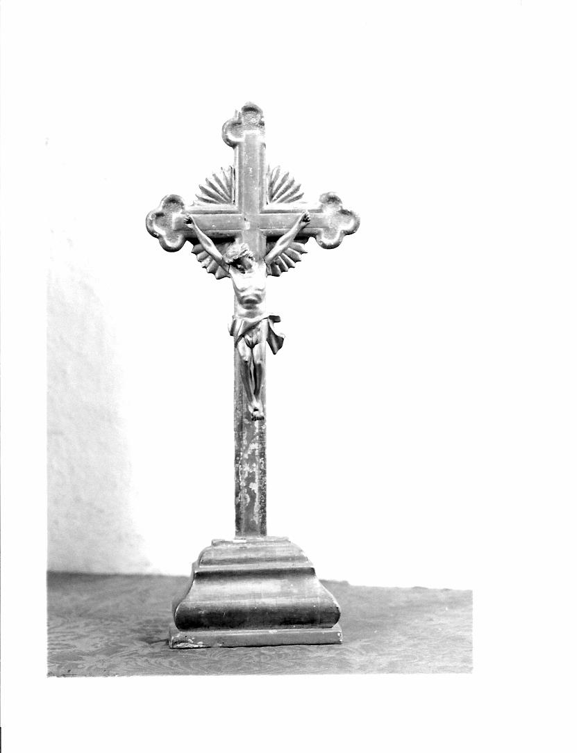 croce da tavolo - bottega marchigiana (sec. XIX)