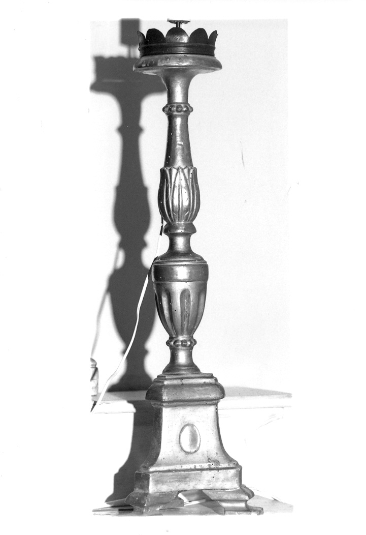 candelabro, serie - bottega marchigiana (sec. XIX)