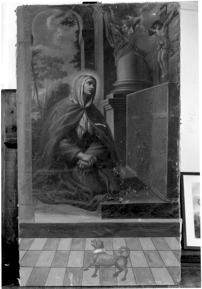 Santa Veronica Giuliani (dipinto) di Ferri Giovanni Francesco (cerchia) (seconda metà sec. XVIII)