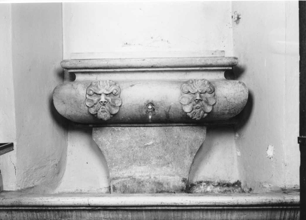 lavabo da sacrestia - ambito marchigiano (seconda metà sec. XVIII)