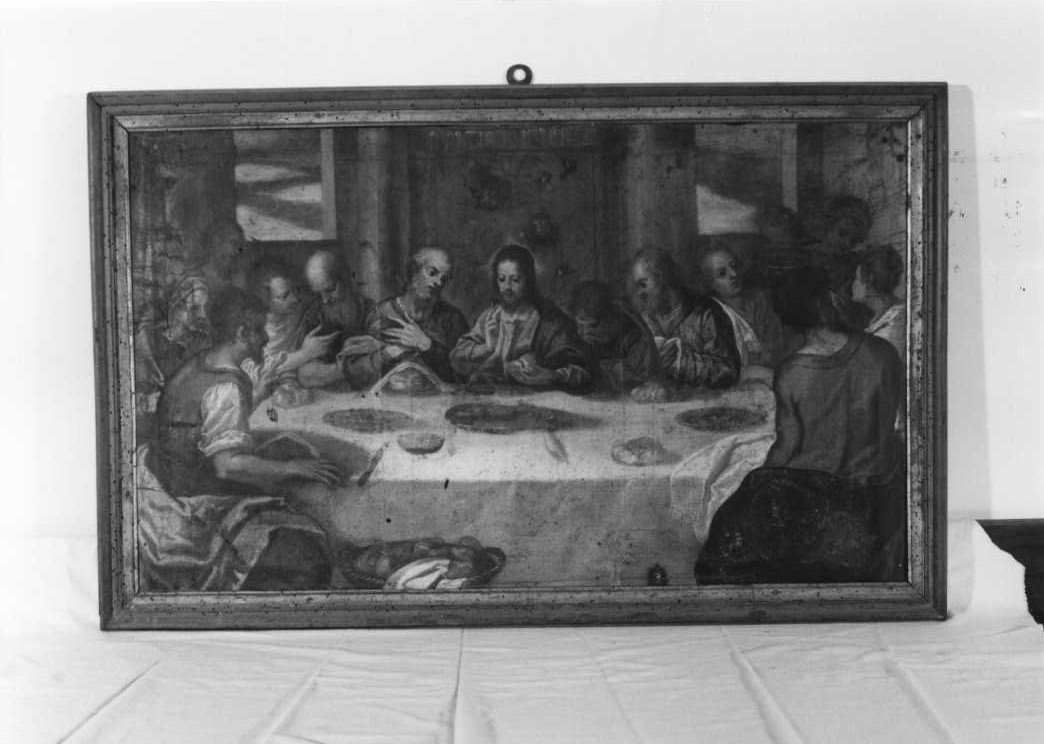 ultima cena (dipinto) - ambito marchigiano (seconda metà sec. XIX)