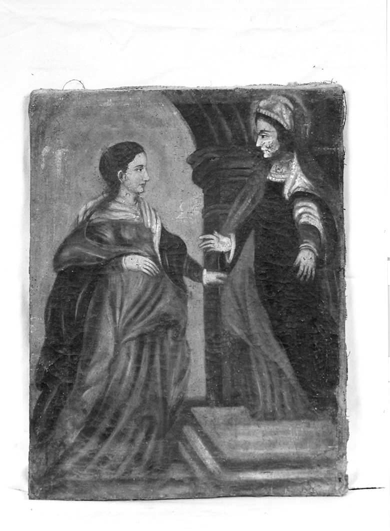 Visitazione di Maria a San Elisabetta (dipinto) - ambito marchigiano (seconda metà sec. XIX)