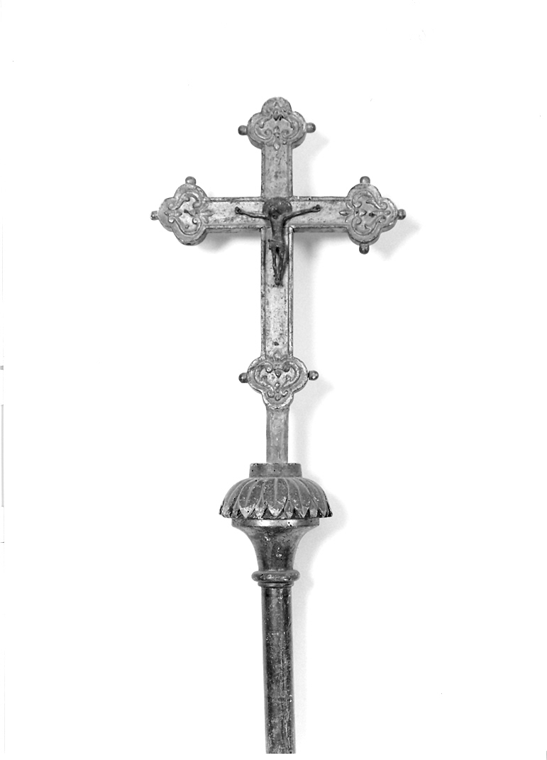 croce processionale - ambito marchigiano (prima metà sec. XIX)
