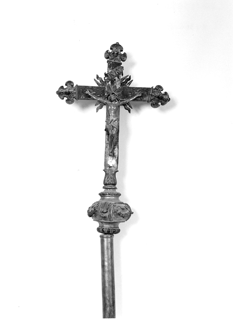 croce processionale - ambito marchigiano (prima metà sec. XIX)
