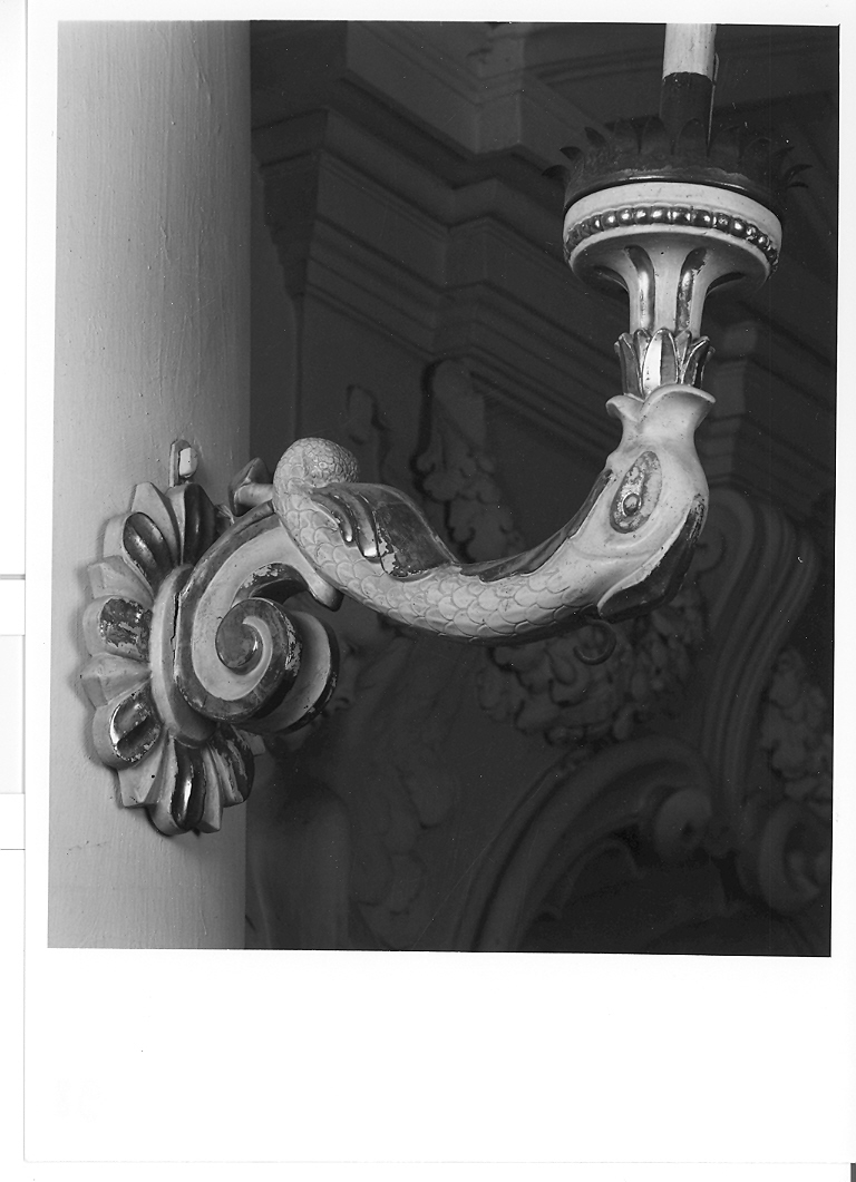 candeliere da parete, serie - manifattura marchigiana (sec. XIX)