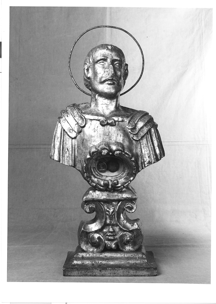 Santo (reliquiario - a busto) - manifattura marchigiana (sec. XVIII)