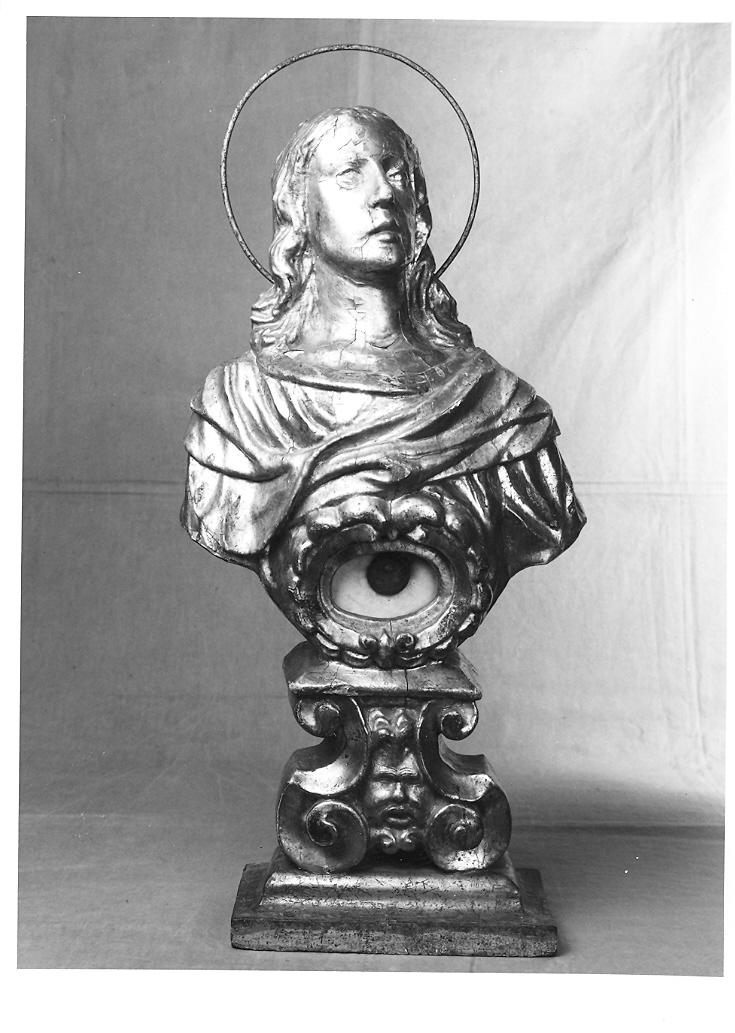 Santo (reliquiario - a busto) - manifattura marchigiana (sec. XVIII)