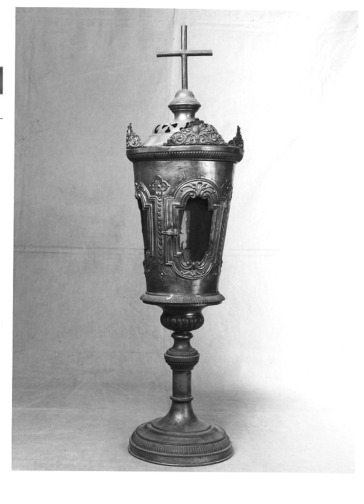 lampada del SS. Sacramento, serie - manifattura marchigiana (sec. XIX)