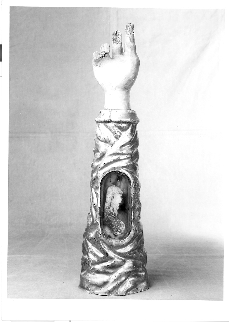 San Clemente (reliquiario antropomorfo - a braccio) - manifattura marchigiana (sec. XIX)