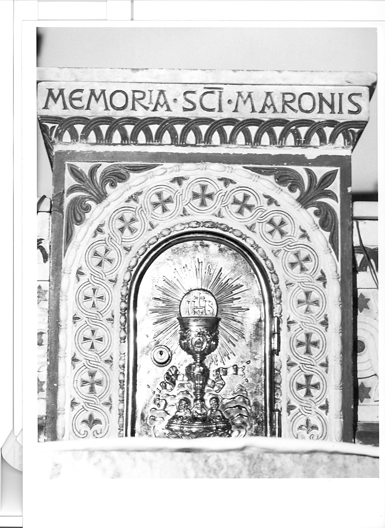 sportello di tabernacolo - manifattura marchigiana (inizio sec. XX)