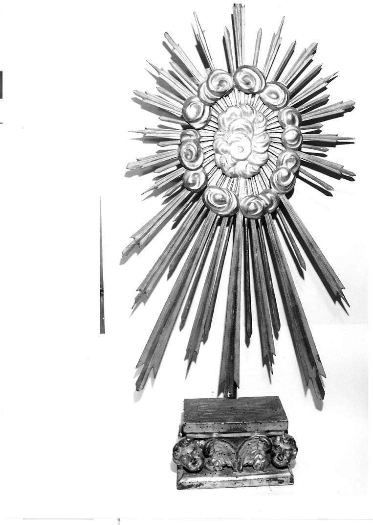 tronetto per esposizione eucaristica - manifattura marchigiana (sec. XIX)