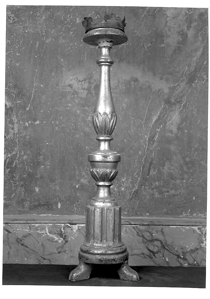 candelabro, serie - manifattura marchigiana (sec. XIX)