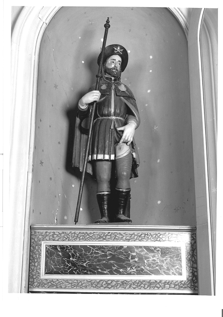 San Rocco (statua) - ambito marchigiano (sec. XIX)