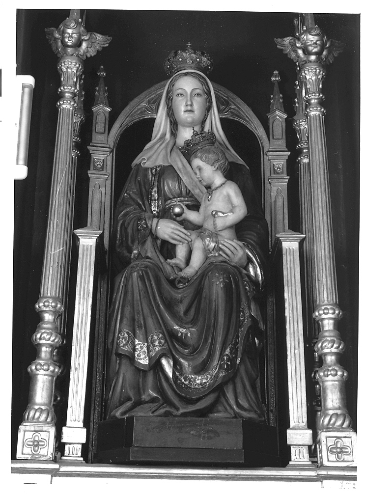Madonna con Bambino (statua) - manifattura trentina (prima metà sec. XX)
