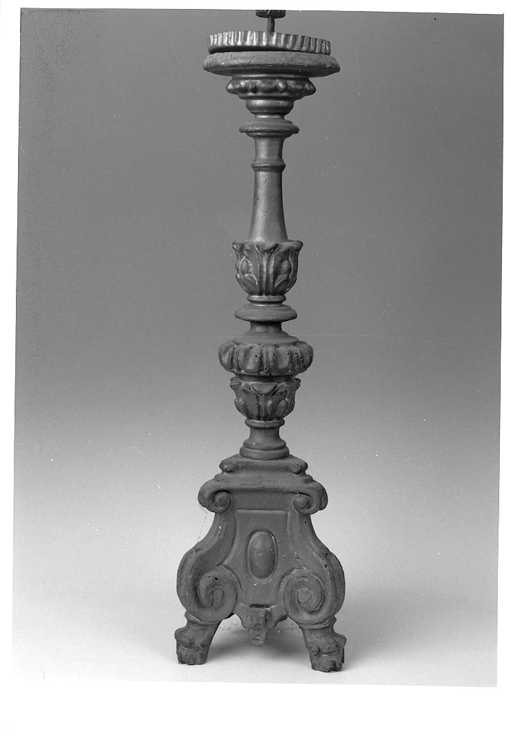 candelabro, serie - manifattura marchigiana (prima metà sec. XIX)