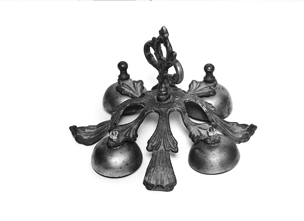 campanello d'altare multiplo - manifattura marchigiana (prima metà sec. XX)
