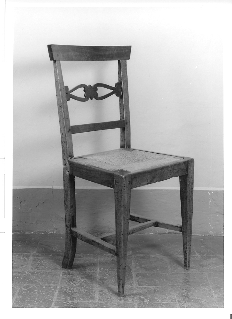 seggiola - bottega marchigiana (metà sec. XIX)