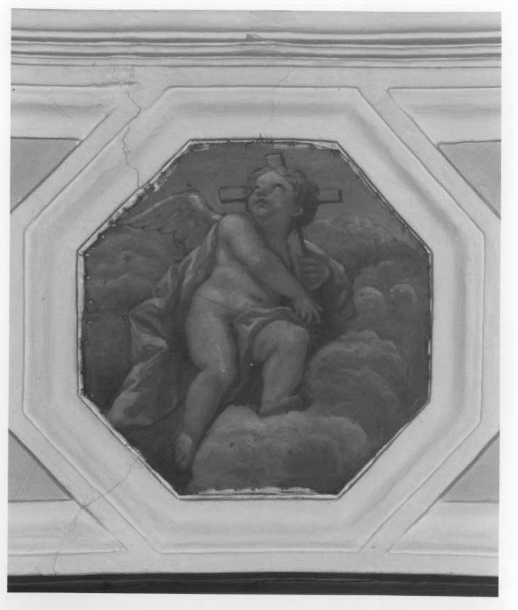 angelo con croce (dipinto) - ambito marchigiano (prima metà sec. XVIII)