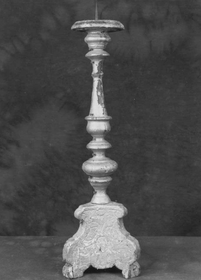 candelabro, serie - manifattura marchigiana (sec. XVIII)