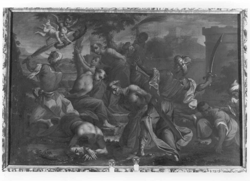 martirio dei Santi francescani (dipinto) - ambito marchigiano (sec. XVIII)