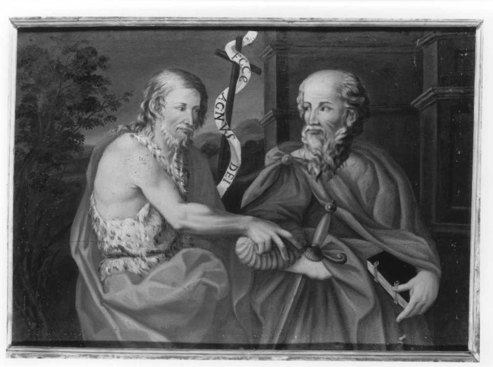 San Giovanni Battista e San Paolo (dipinto) - ambito marchigiano (sec. XVIII)