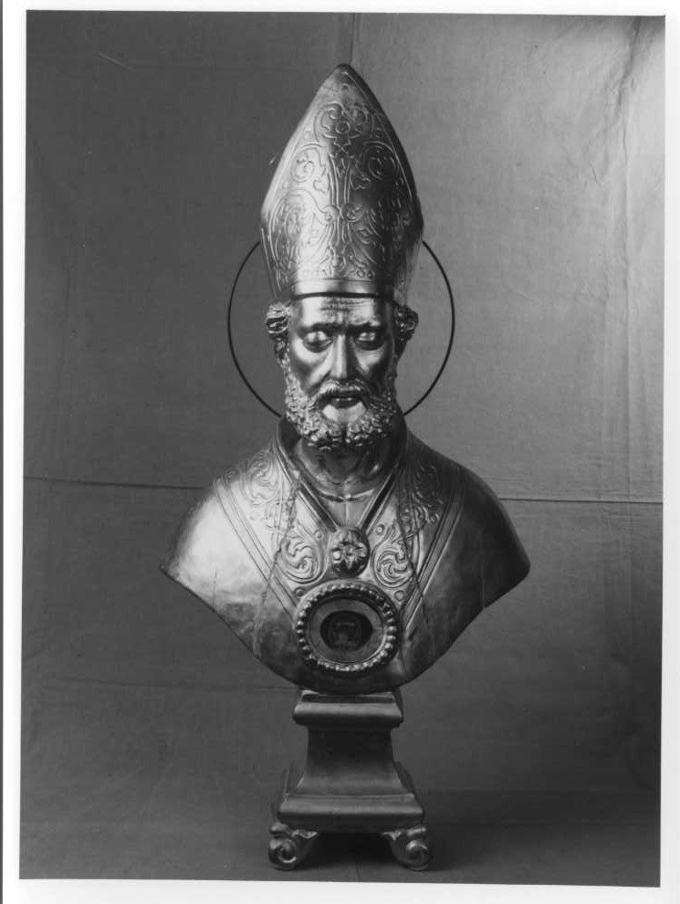 San Settimio (reliquiario - a busto) - manifattura marchigiana (sec. XIX)