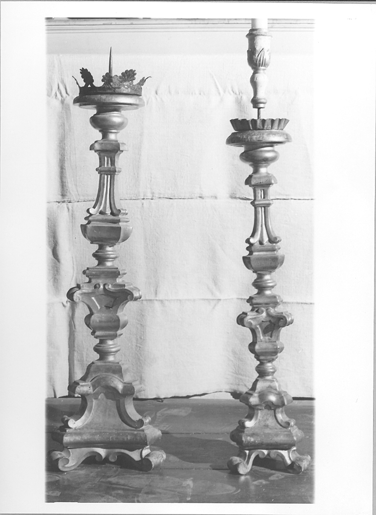 candeliere, serie - produzione marchigiana (sec. XVIII)